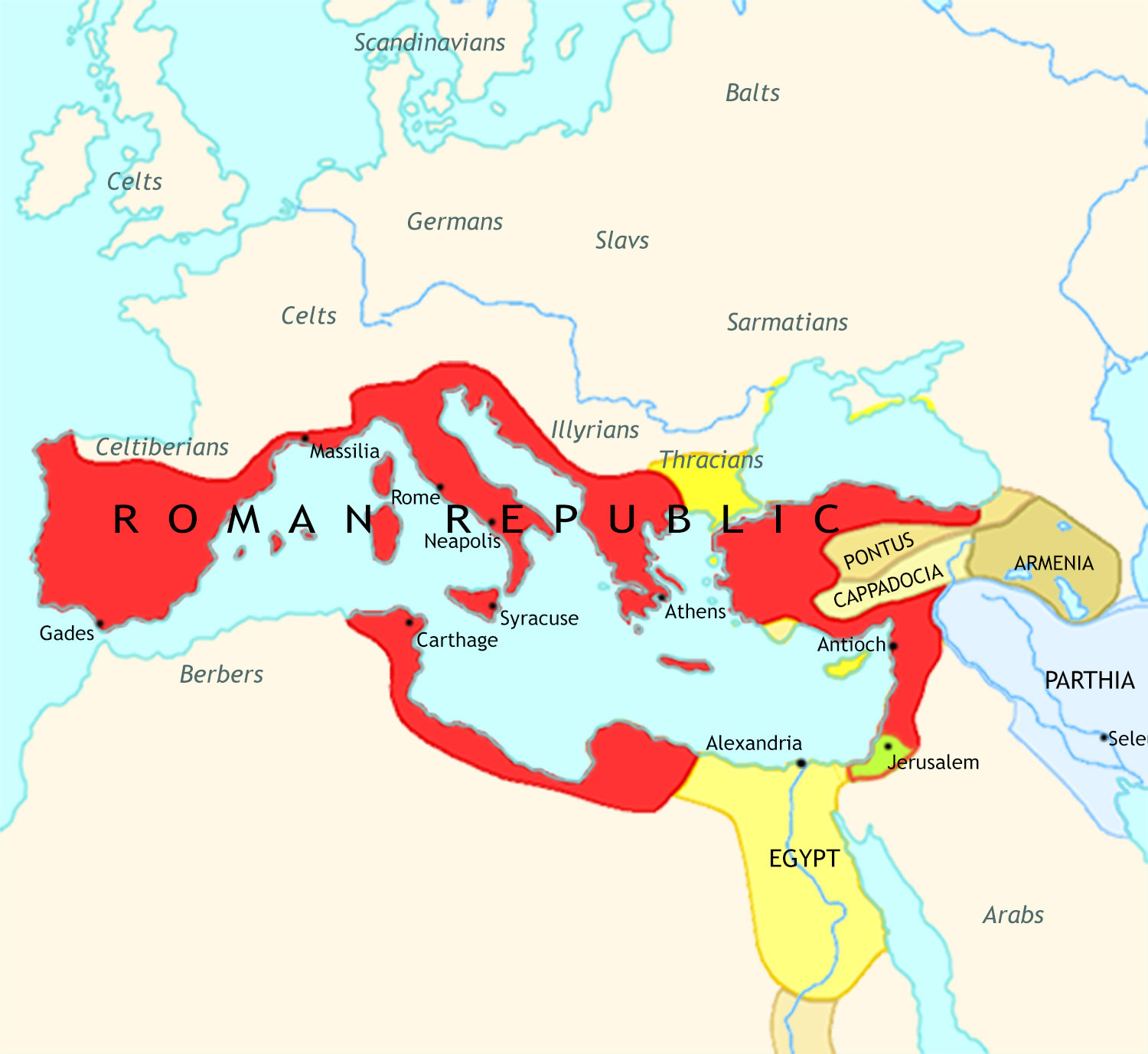Roman Empire 60 BCE