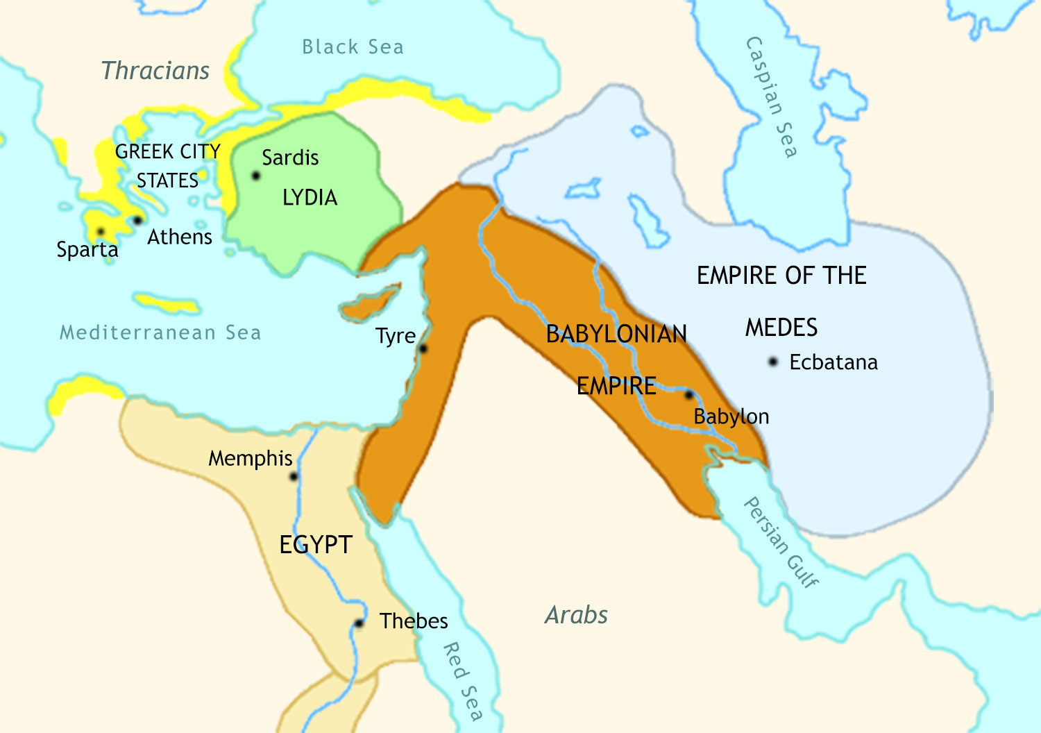 Ancient Greece and Persia 600 BCE