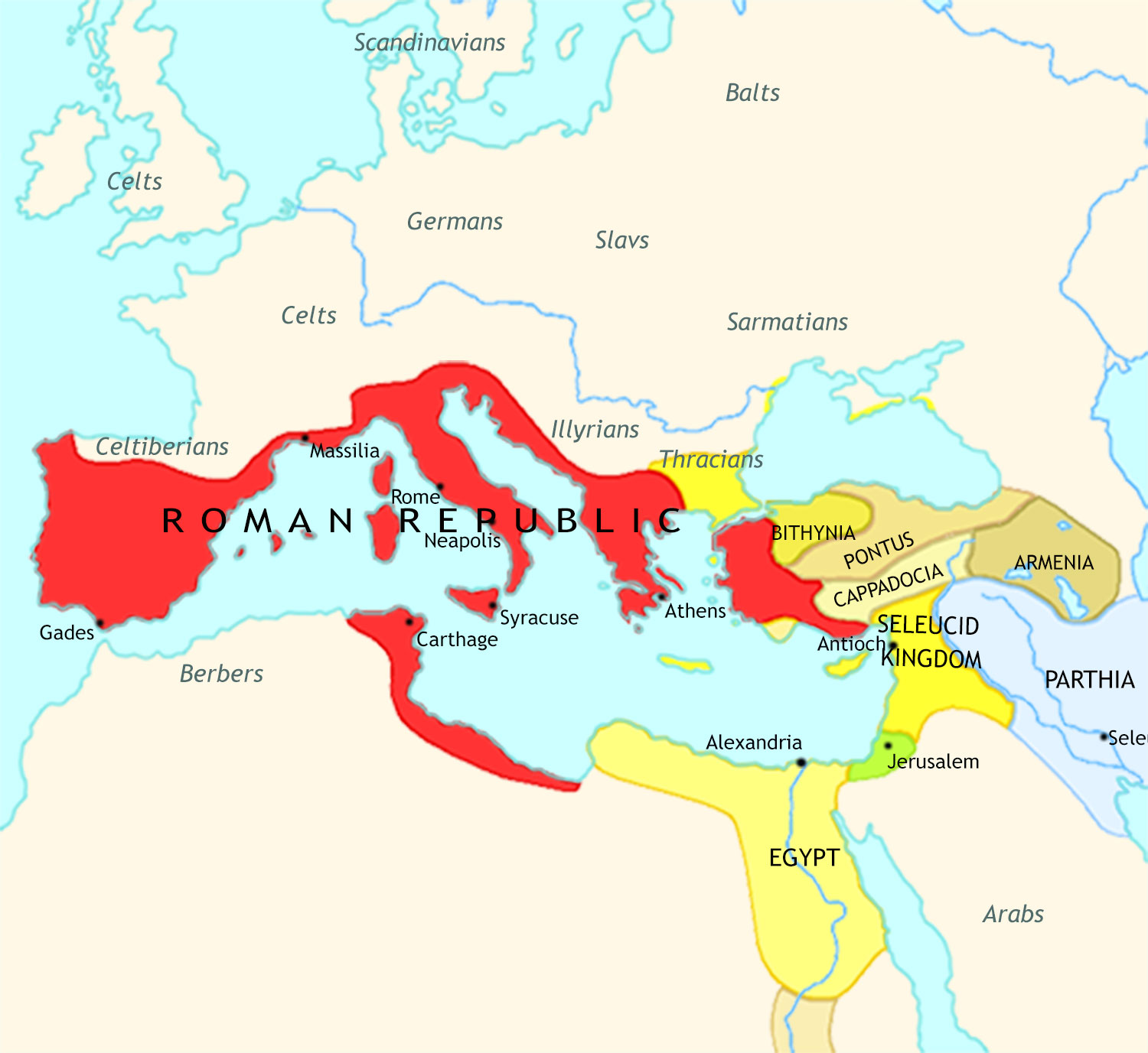 Roman Empire 100 BCE