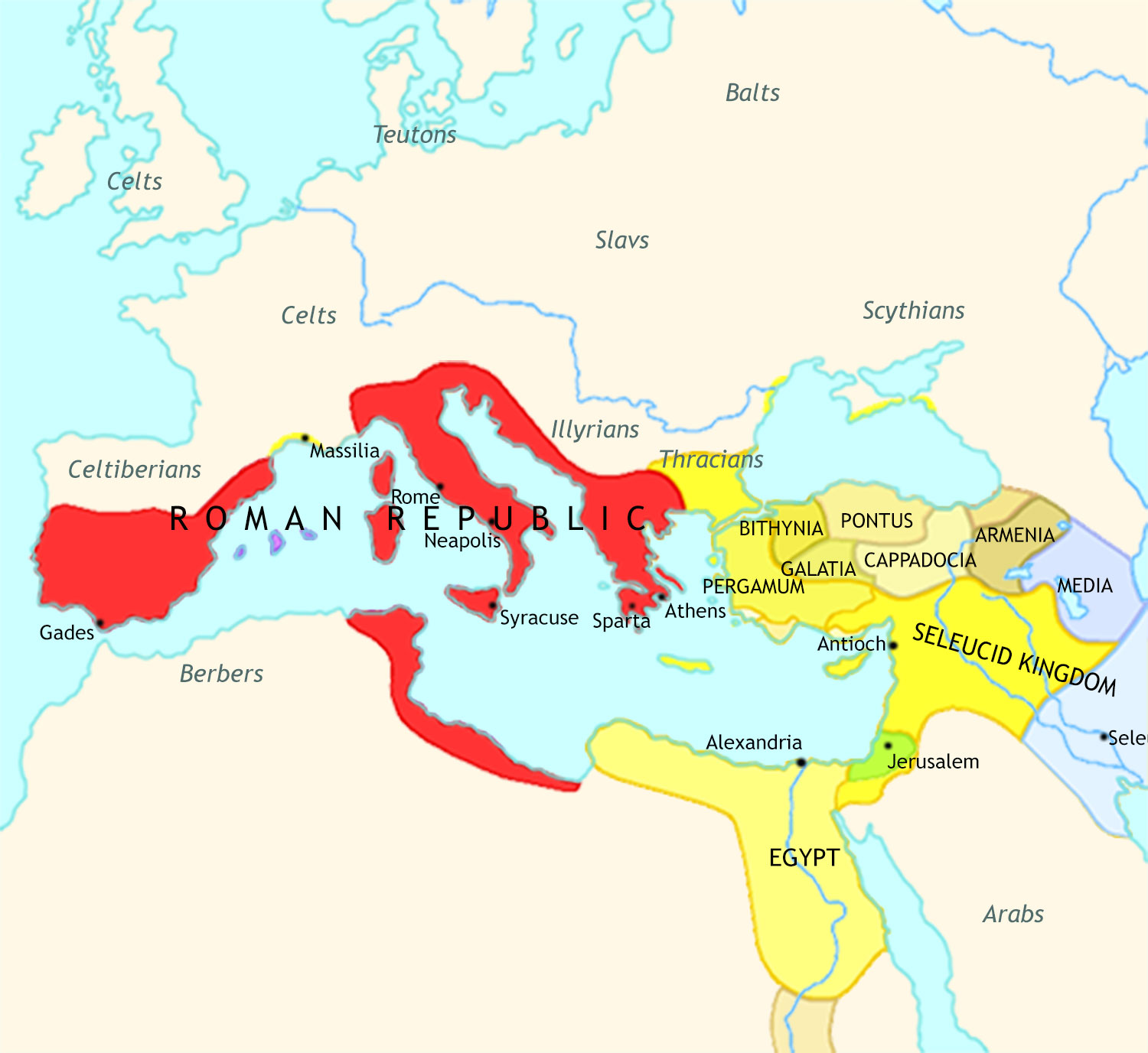 Roman Empire 140 BCE