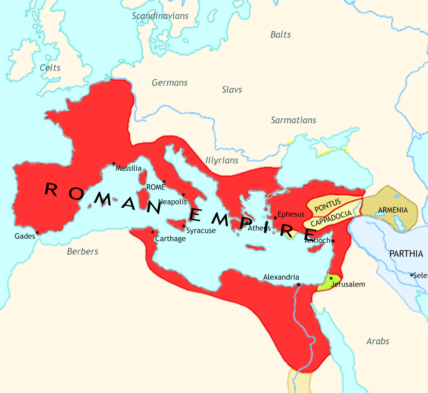 Roman Empire 1 CE