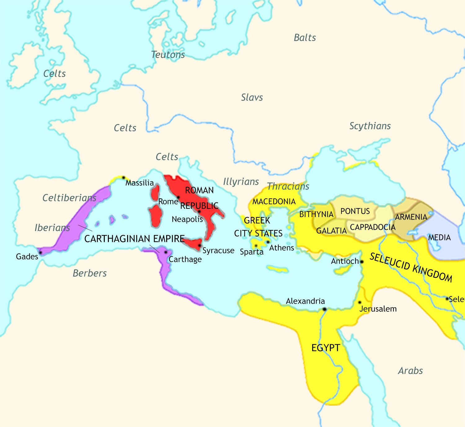 Roman Empire 220 BCE