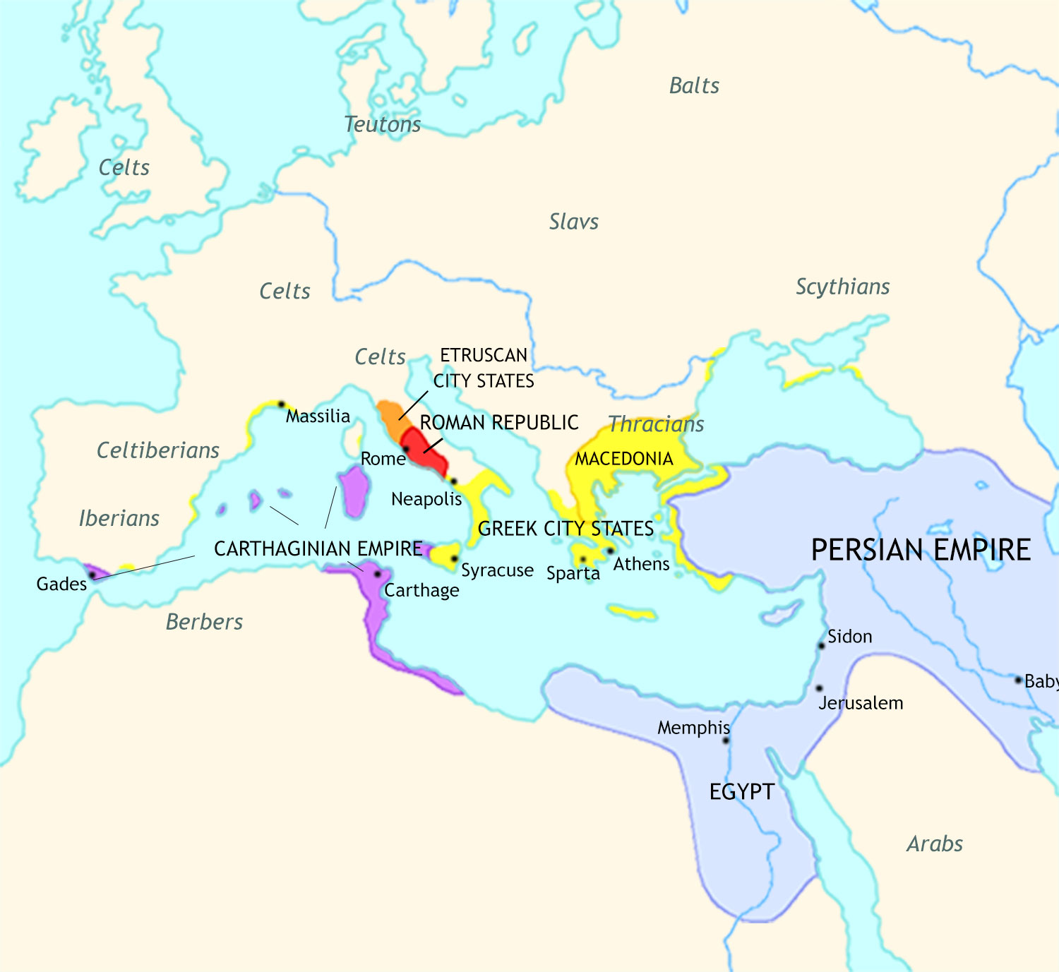 Roman Empire 338 BCE