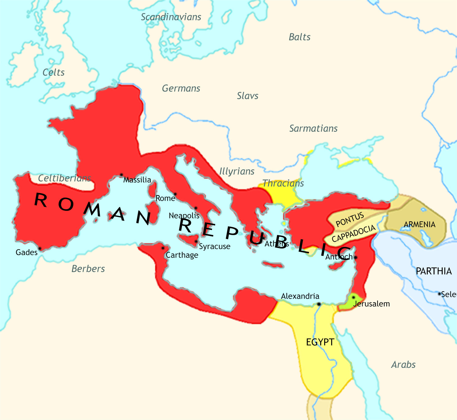 Roman Empire 50 BCE